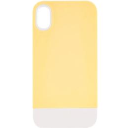 Чохол-накладка EpiK Bichromatic для Apple iPhone X / XS (5.8) Yellow White