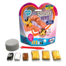 Набір для творчості Lovin 70127 ліплення із повітряним пластиліном Squishy SquiRaf