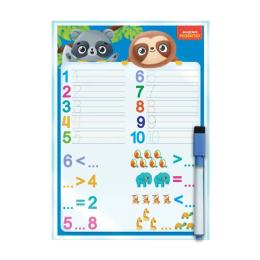 Дошка для малювання Vladi Toys VT5010-26 тренажер Список та математика