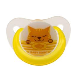 Пустушка латексна ортодонтична Baby Team 3202 Yellow