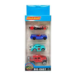 Ігровий набір A-Toys 698-04S-1 металеві машинки 4шт