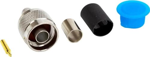 Кабельний розєм HiSmart TV991280 Gold N-male обтискний