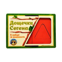 Розвиваюча іграшка для малюків Ubumblebees Дошки Сегена фігури, кольори PSD212