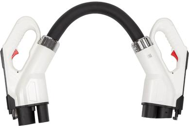 Адаптер для електротранспорту Duosida EV200535 Black White CCS 1 (Female) - CCS 2 (Male)