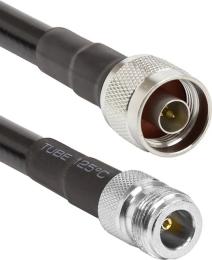 Коаксіальний кабель HiSmart LMR-400, 10 м Black N-male до N-female (TV990818)