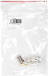 Кабельний розєм HiSmart TV991129 Gold N-female обжимний