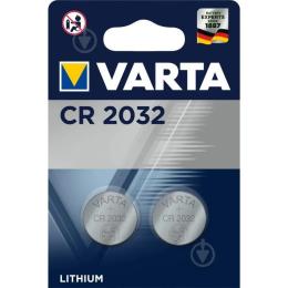 Батарейка Varta 06032101402 Silver CR-2032 bat(3B) Lithium 2шт