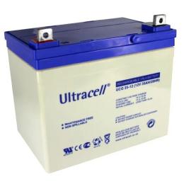Акумулятор для ДБЖ Ultracell UCG35-12 Blue Gray (195x130x178), 12 Вольт, 35аг GEL