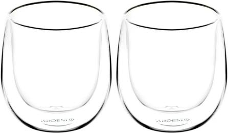 Набір чашок Ardesto (AR2612BR) з подвійними стінками , 120мл, 2шт