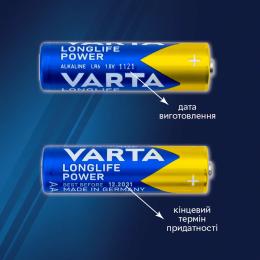 Батарейка Varta Longlife Power 4903121438 Blue AAA BLI 8 шт