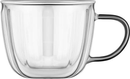 Набір чашок Ardesto (AR2635BWN) з подвійними стінками та ручками 350 мл х 2 шт