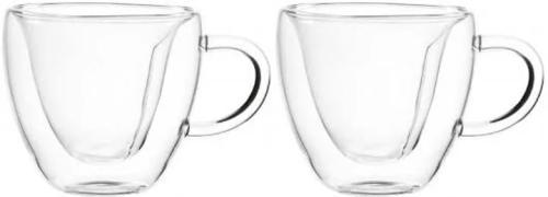 Набір чашок Vittora TWIN LOVE (VT-5302-300) з подвійним дном 2 шт 300мл