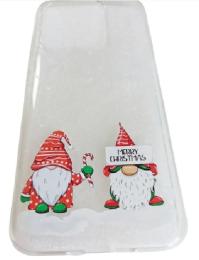 Чохол-накладка Infinity New Year для Samsung Galaxy A32 Transparent Gnomes