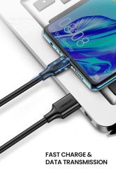 Дата-кабель Ugreen US184 USB 3.0 (тато) - USB Type-C (тато), 1.5m Black (20883)