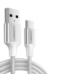 Дата-кабель Ugreen US288 USB 2.0 (тато) - USB Type-C (тато), 0.5m White (60130)