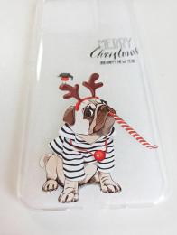 Чохол-накладка Infinity New Year для Xiaomi Redmi 10A Transparent Pug