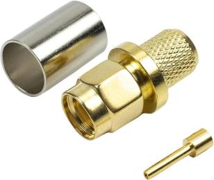 Кабельний розєм HiSmart RP-SMA-male для кабелю RG6 (TV991648)