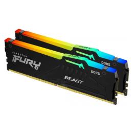 Оперативна память Kingston FURY 64GB (2x32GB) DDR5 5200 MHz Beast RGB