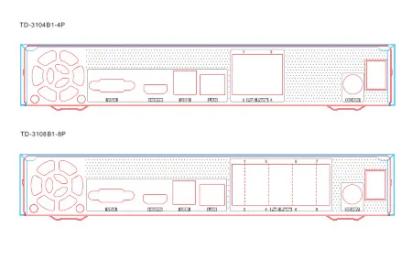 Реєстратор відеонагляду TVT Digital TD-3104B1-4P Black