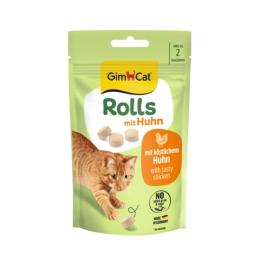 Ласощі GimCat ROLLS для котів зі смаком курки 40 г (G-419862)