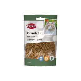 Ласощі Trixie Crumbies для котів хрусткі подушечки з куркою 50 г (42630)