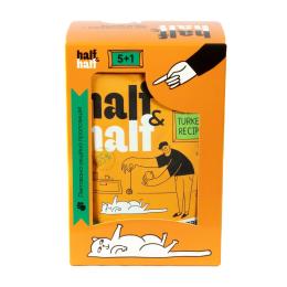 Набір паучів HalfHalf д/стерил котів індичка/желе 5+1 (HH_040478)