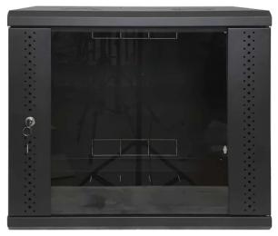 Серверна шафа EServer 9U Black 600х350х503 скло