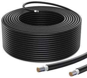 Кабель для сонячних панелей Viatec H1Z2Z2-K 1х6 (GK) 100 м Black (99-10037611)
