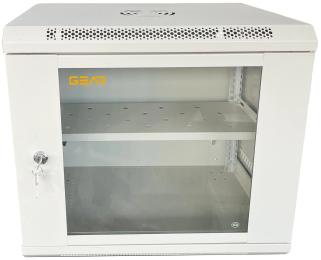 Серверна шафа Gear GWMSN-9U-600-600G Gray 9U 19 600x600x450 мм, + полиця 19