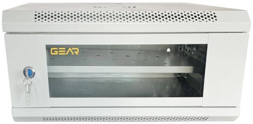 Серверна шафа Gear GWMSN-4U-600-600G Gray 4U 19 600x600x240 мм, + полиця 19