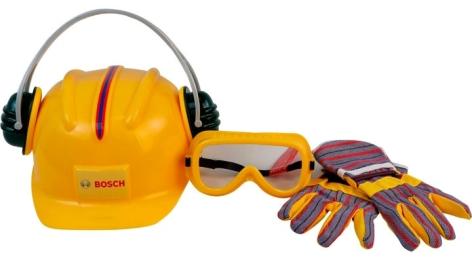 Ігровий набір Klein 8537 Bosch Mini Набір дитячих захисних аксесуарів з шоломом