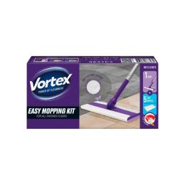 Швабра Vortex 4823071667431 Purple cухі серветки для підмітання 5 шт