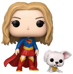 Колекційна фігурка Funko POP! Supergirl (90801) Суперґьорл і Крипто Суперпес