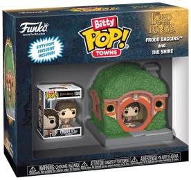 Колекційна фігурка Funko POP! Bitty Town (83685) Володар перснів Фродо Беггінс і хатинка