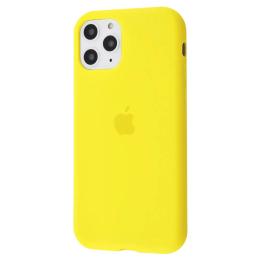 Чохол-накладка Infinity Silicone Case Full Cover для iPhone 11 Pro Max Yellow
