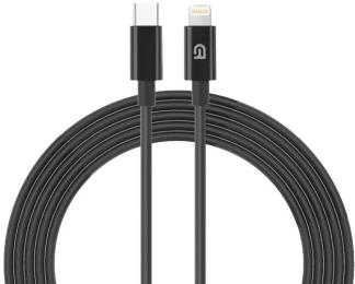Дата-кабель ArmorStandart AMQGJ2B Lightning to USB-C Cable (ARM64293) 1 м Black