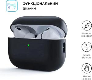Чохол для навушників ArmorStandart Silicone Case для Apple Airpods Pro 2 (ARM64546) Black