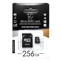 Карта памяті T&amp;G microSDXC (UHS-3) 256 GB class 10 Black