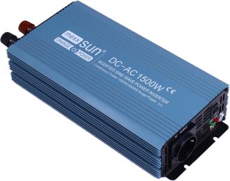 Інвертор напруги Mexxsun MXSPSW-1500 12V з правильною синусоїдою, 1 універсальна розетка, к