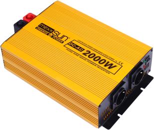 Інвертор напруги Mexxsun MXSPSW-2000 12V з правильною синусоїдою, 2 універсальні розетки, к