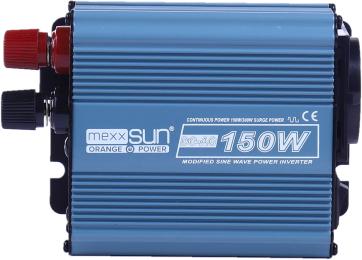 Інвертор напруги Mexxsun MXS-150/150W з модифікованою синусоїдою, 1 універсальна розетка