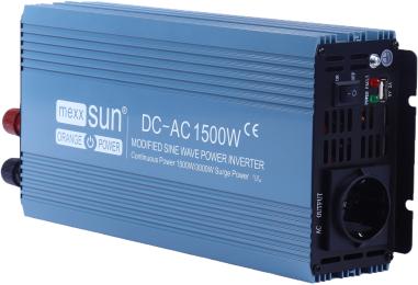 Інвертор напруги Mexxsun MXS-1500 12V з модифікованою синусоїдою, 1 універсальна розетка
