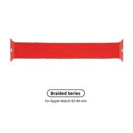 Ремінець для смарт-годинника ArmorStandart Braided Solo Loop для Apple Watch 42mm / 44mm Size Red
