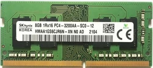 Оперативна память Hynix 8GB SO-DIMM DDR4 3200 MHz (HMAA1GS6CJR6N-XN)