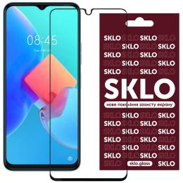 Захисне скло SKLO 3D (full glue) для TECNO Spark 8C / Spark Go 2022 (KG5m) Black