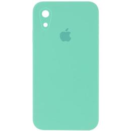 Чохол-накладка EpiK Silicone Case Square Full Camera Protective (AA) для Apple iPhone XR Turquoise