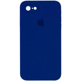 Чохол-накладка EpiK Silicone Case Square Full Camera Protective (AA) для Apple iPhone 7/8/SE (20 Deep Navy