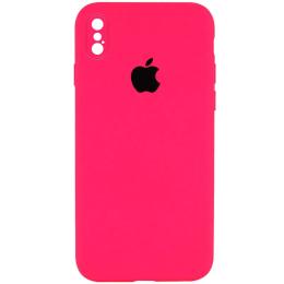 Чохол-накладка EpiK Silicone Case Square Full Camera Protective (AA) для Apple iPhone XS Max Barbie Pink