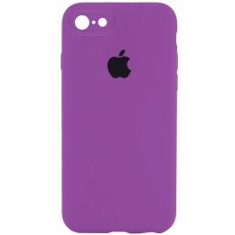Чохол-накладка EpiK Silicone Case Square Full Camera Protective (AA) для Apple iPhone 6/6s Grape