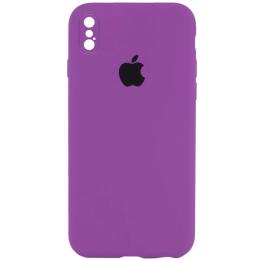 Чохол-накладка EpiK Silicone Case Square Full Camera Protective (AA) для Apple iPhone XS Max Grape